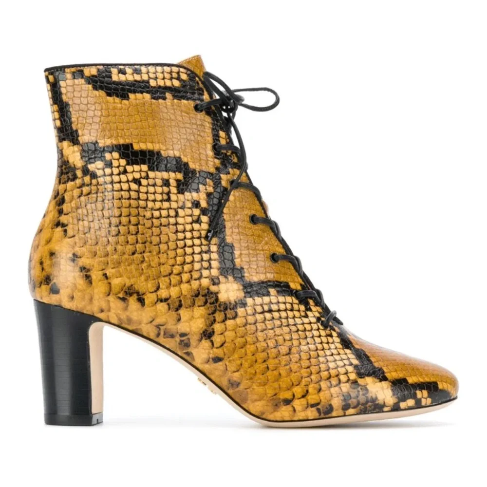 Tory Burch Vienna 70mm Lace-Up Booties